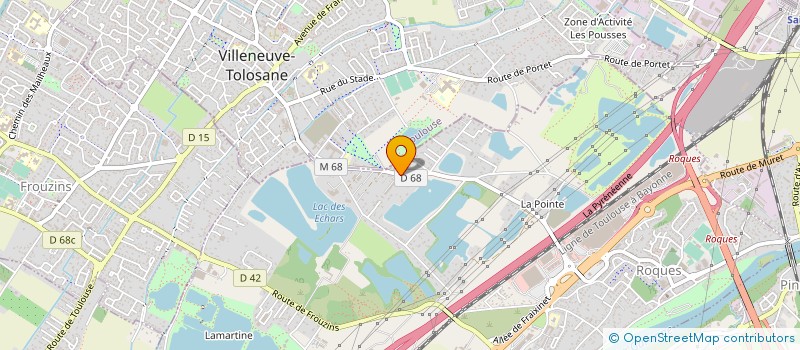 localisation de l'entreprise AUTOMATISMES STORES FERMETURES à ROQUES