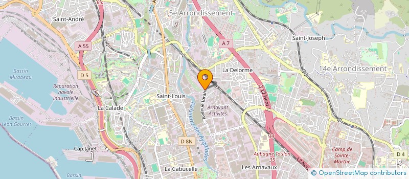 localisation de l'entreprise AUTOMATISMES TTES MOTORISATIONS DISTRI à MARSEILLE 15EME