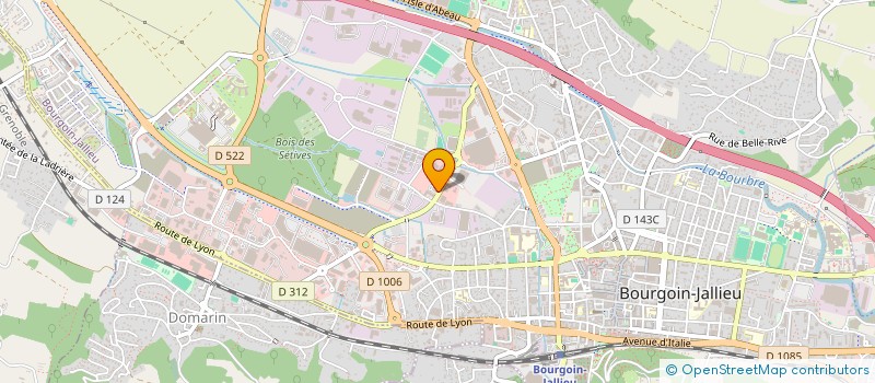localisation de l'entreprise AUTOMAX LOCATION FRANCE à BOURGOIN-JALLIEU