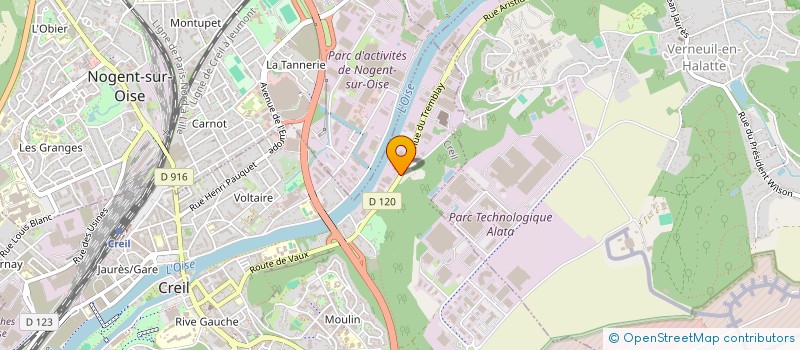 localisation de l'entreprise AUTOMAX60  CREIL