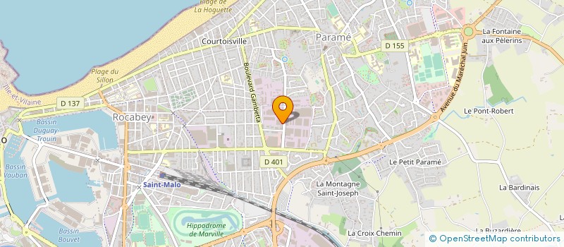 localisation de l'entreprise AUTOMAXI INDUSTRIES à SAINT-MALO