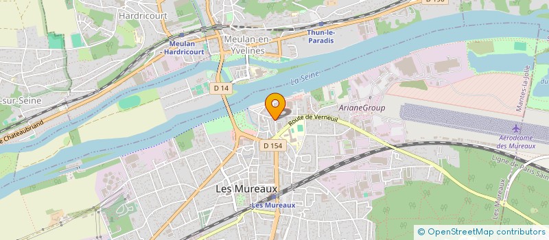 localisation de l'entreprise AUTOMECA à LES MUREAUX