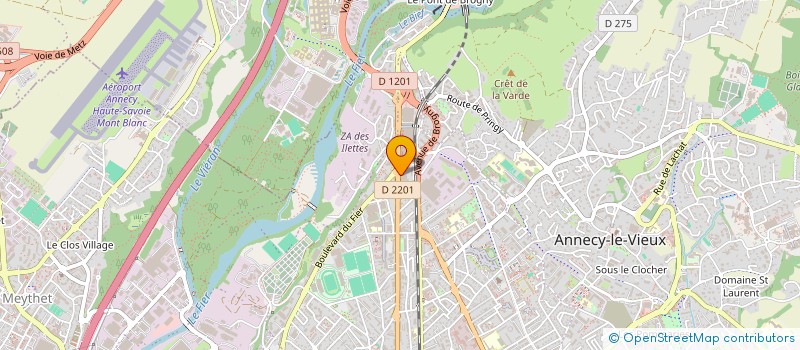 localisation de l'entreprise AUTOMECA  ANNECY