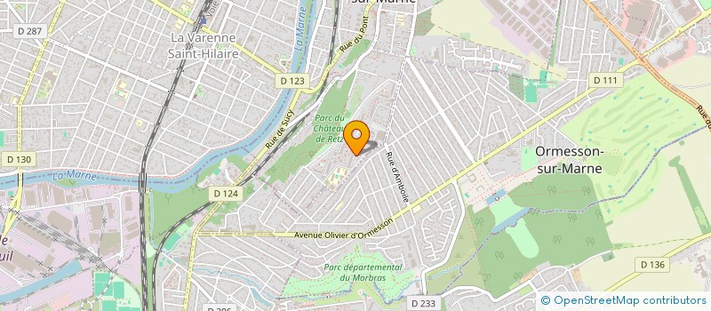 localisation de l'entreprise AUTOMECA CONCEPT  CHENNEVIERES-SUR-MARNE