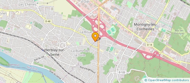 localisation de l'entreprise AUTOMECANICS FRANCE à MONTIGNY LES CORMEILLES