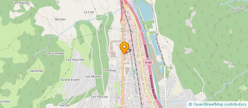 localisation de l'entreprise AUTOMECANIQUE à SALLANCHES