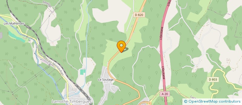 localisation de l'entreprise AUTOMIC  LACHAPELLE-AUZAC