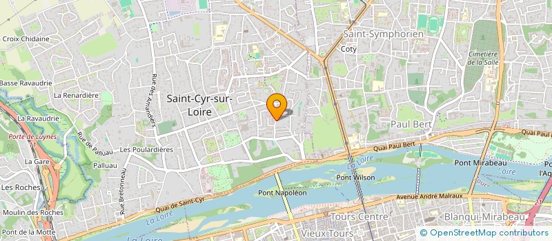 localisation de l'entreprise AUTOML.FR  SAINT-CYR-SUR-LOIRE