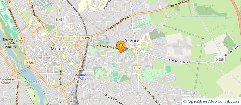 localisation de l'entreprise AUTOMNE FLEURI  YZEURE