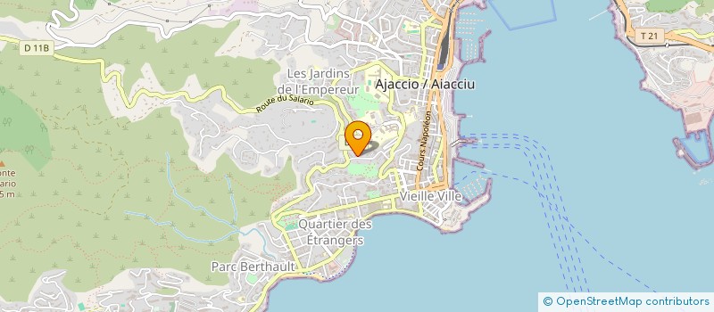 localisation de l'entreprise AUTOMNE IMMO à AJACCIO