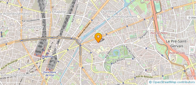 localisation de l'entreprise AUTOMO SA à PARIS