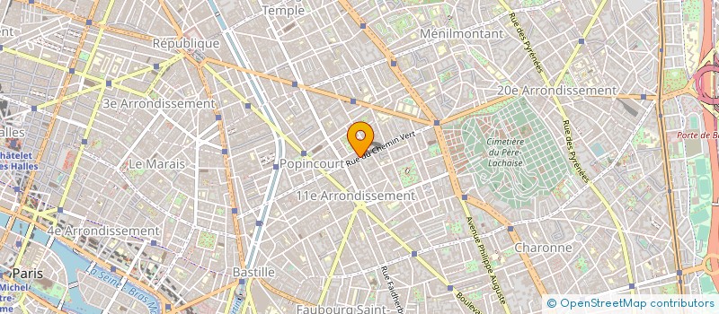 localisation de l'entreprise AUTOMOB TRIOMPHE VIRGINIE LEE COMM INTER à PARIS