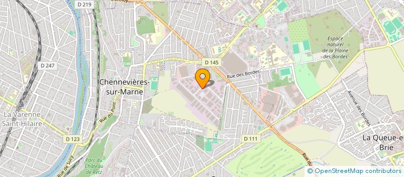 localisation de l'entreprise AUTOMOBILE 94  CHENNEVIERES-SUR-MARNE