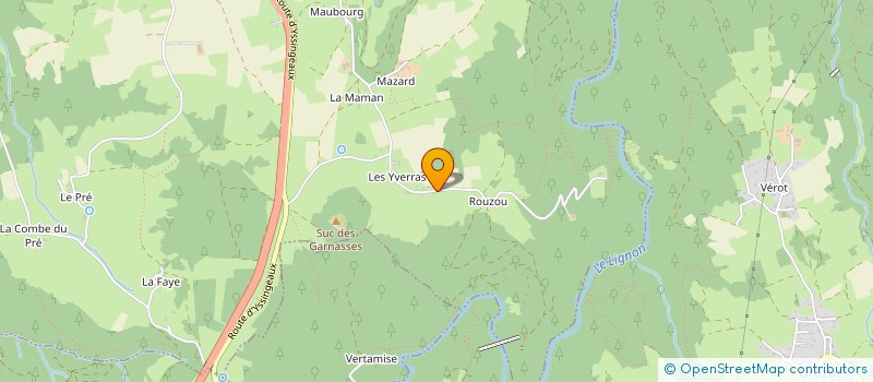 localisation de l'entreprise AUTOMOBILE BAIL SERVICES  SAINT-MAURICE-DE-LIGNON