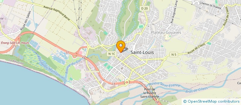 localisation de l'entreprise AUTOMOBILE BOURBON SERVICE à SAINT-LOUIS