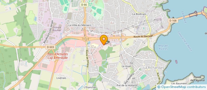 localisation de l'entreprise AUTOMOBILE CLUB 35  LA RICHARDAIS