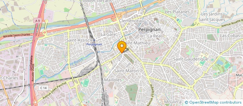 localisation de l'entreprise AUTOMOBILE CLUB AMIS DE L'AUTO SYNERGIE à PERPIGNAN