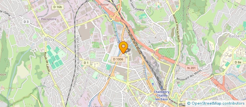 localisation de l'entreprise AUTOMOBILE CLUB DE SAVOIE  CHAMBERY