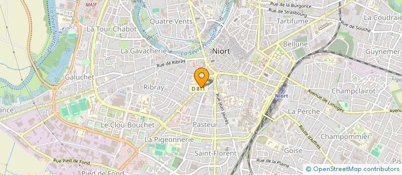 localisation de l'entreprise AUTOMOBILE CLUB IMMOBILIER  NIORT