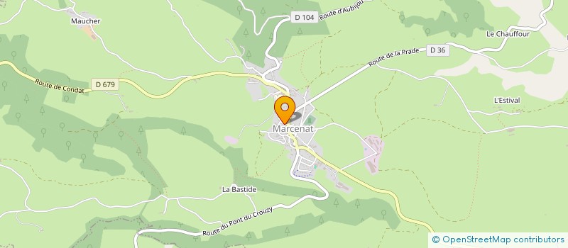 localisation de l'entreprise AUTOMOBILE CONDATAISE à CONDAT