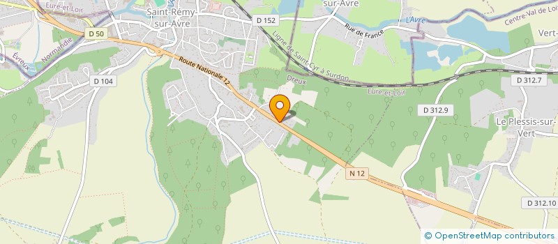 localisation de l'entreprise AUTOMOBILE CONTROLE REMOIS à SAINT-REMY-SUR-AVRE
