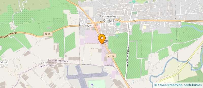 localisation de l'entreprise AUTOMOBILE DE FRANCE  LA FARE-LES-OLIVIERS