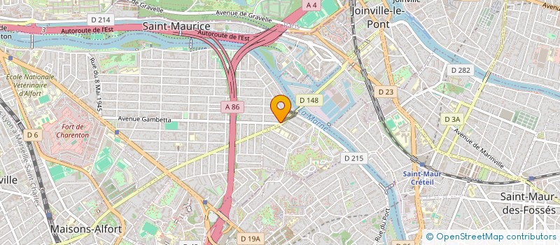 localisation de l'entreprise AUTOMOBILE DE LA MARNE  MAISONS-ALFORT