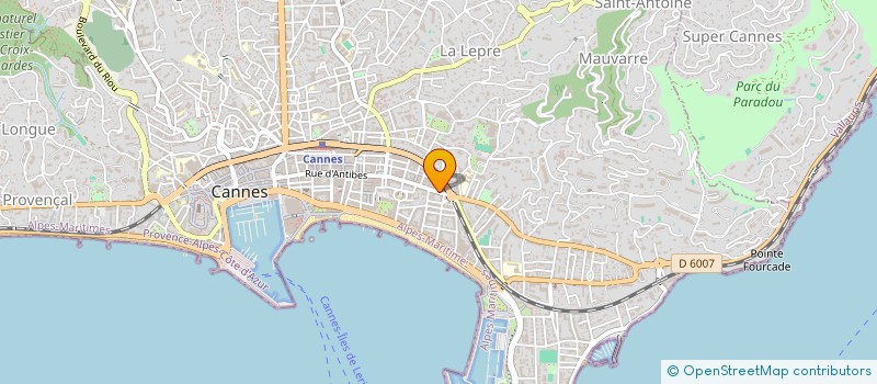 localisation de l'entreprise AUTOMOBILE DES 12 à CANNES