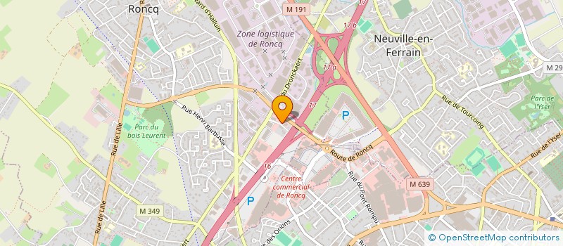 localisation de l'entreprise AUTOMOBILE DU DRONCKAERT à RONCQ