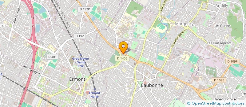 localisation de l'entreprise AUTOMOBILE DU VAL à EAUBONNE
