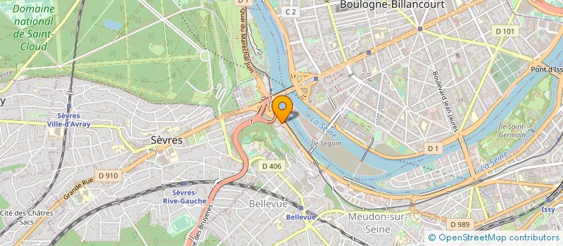 localisation de l'entreprise AUTOMOBILE HISTORIQUE à SEVRES