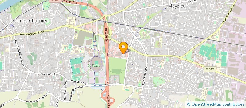 localisation de l'entreprise AUTOMOBILE MEYZIEU SUD à MEYZIEU