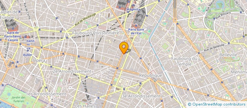 localisation de l'entreprise AUTOMOBILE PLUS à PARIS
