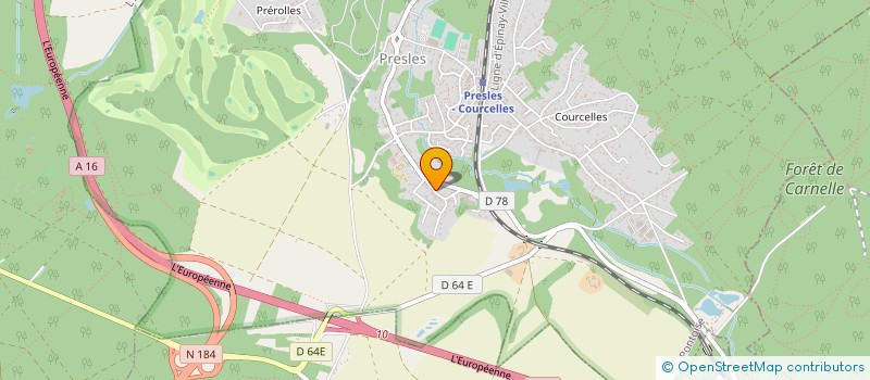 localisation de l'entreprise AUTOMOBILE PRIVILEGE  PRESLES