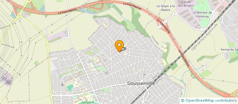localisation de l'entreprise AUTOMOBILE SAM  GOUSSAINVILLE