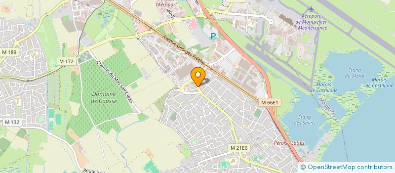 localisation de l'entreprise AUTOMOBILE SECURITE DE MONTPELLIER à PEROLS