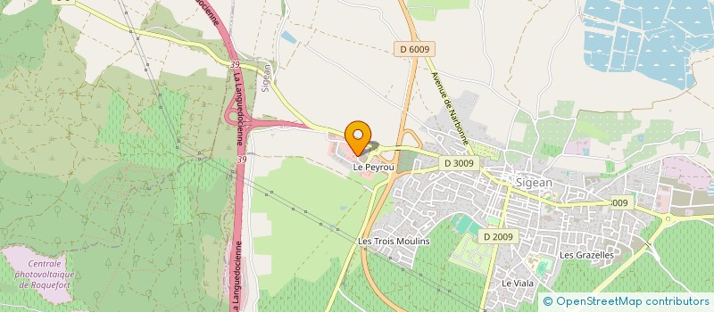 localisation de l'entreprise AUTOMOBILE SERVICE DE SIGEAN  SIGEAN