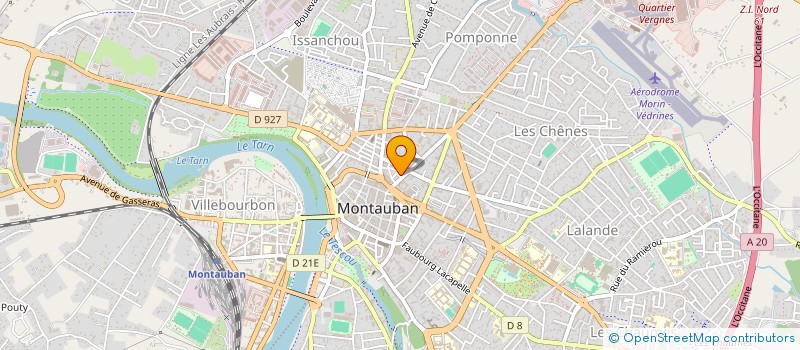 localisation de l'entreprise AUTOMOBILE SERVICE REDRESSAGE  MONTAUBAN