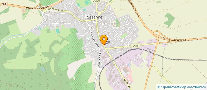 localisation de l'entreprise AUTOMOBILE SEZANNAISE à SEZANNE