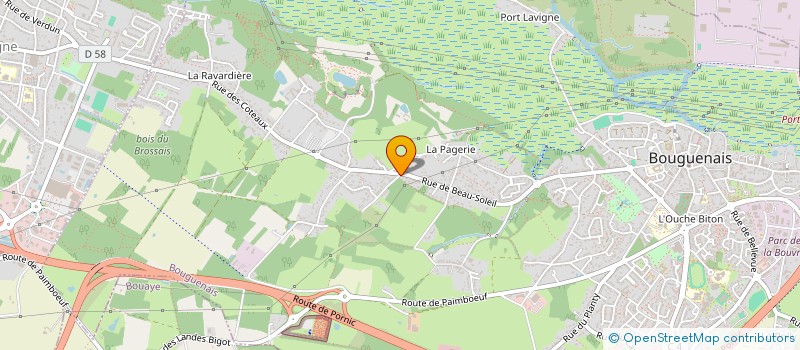 localisation de l'entreprise AUTOMOBILE SOUS ARGUS à BOUGUENAIS
