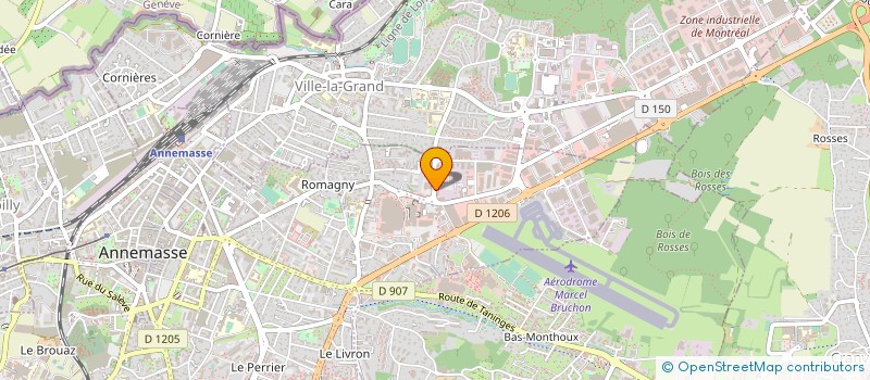 localisation de l'entreprise AUTOMOBILE START UP  ANNEMASSE