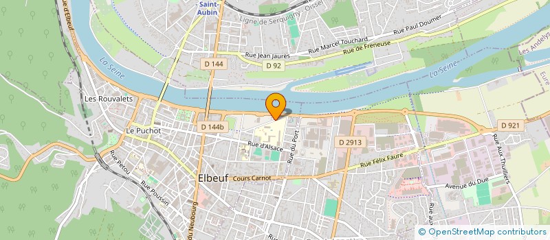 localisation de l'entreprise AUTOMOBILE TRAJECTOIRE SPORT à ELBEUF