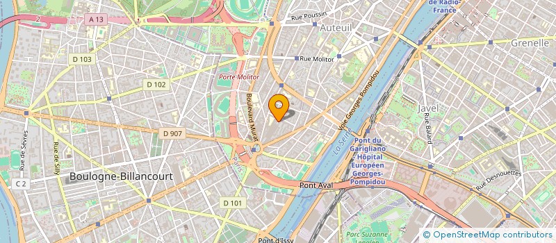 localisation de l'entreprise AUTOMOBILE TRANSPT VOYAGEUR SERVICE PLUS à PARIS