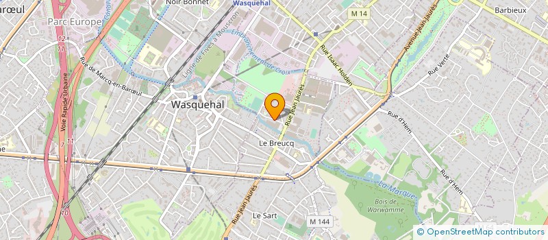 localisation de l'entreprise AUTOMOBILEDUSART à VILLENEUVE-D'ASCQ