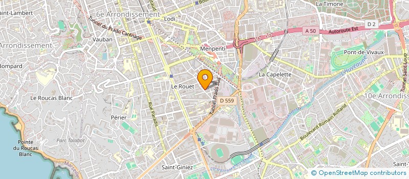 localisation de l'entreprise AUTOMOBILES ALIA à MARSEILLE