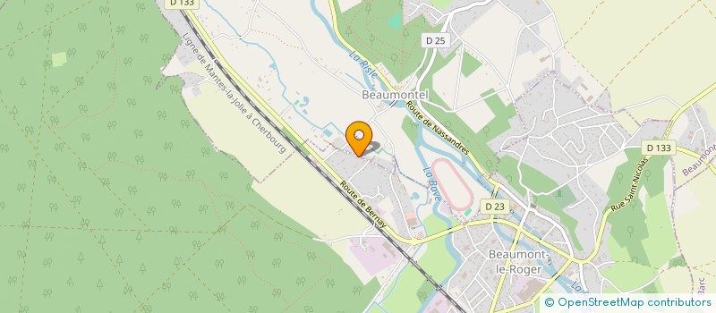 localisation de l'entreprise AUTOMOBILES BEAUMONTAISES à BEAUMONT-LE-ROGER
