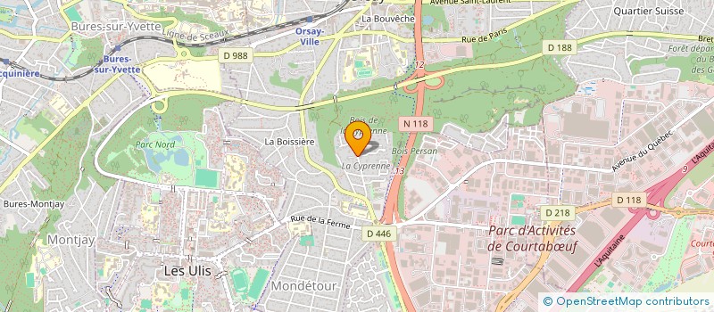 localisation de l'entreprise AUTOMOBILES D'HIER A AUJOURD'HUI  ORSAY