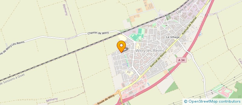 localisation de l'entreprise AUTOMOBILES D'IMPORTATION à WITRY-LES-REIMS