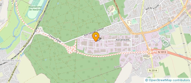 localisation de l'entreprise AUTOMOBILES D2F à EVREUX