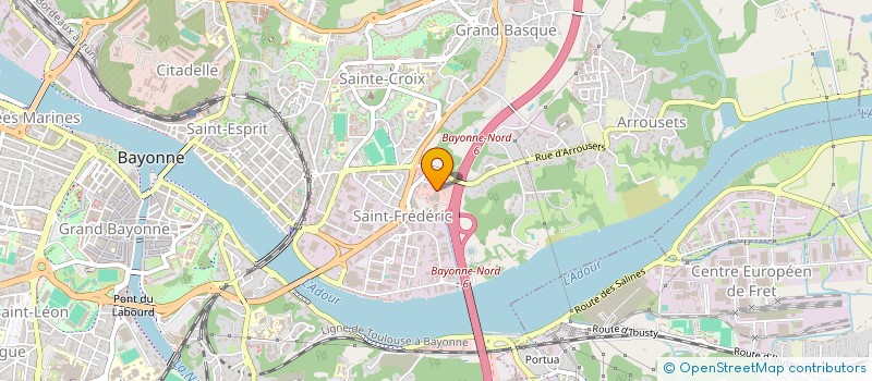 localisation de l'entreprise AUTOMOBILES DES 3 VALLEES à BAYONNE